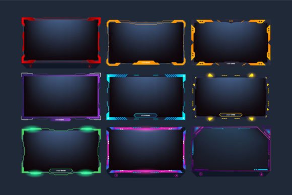 Download Live Game Screen Panel Template Set - Game screen Collection