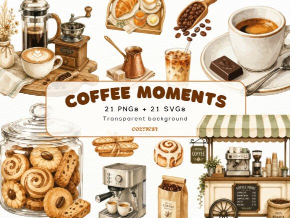 Download Coffee Watercolor Cliparts, Coffee Shop - Shop Collection
