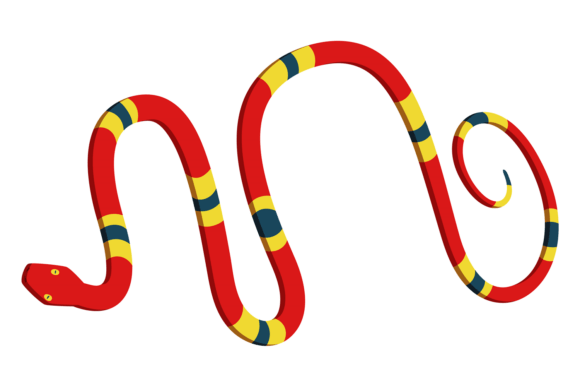 Download Coral Snake Color Icon. Milk Serpent. Ve - Premium Bundle
