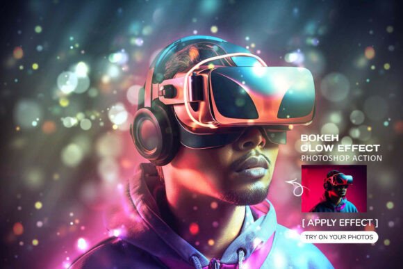 Download Bokeh Glow Effect Photoshop Action - Shop Collection