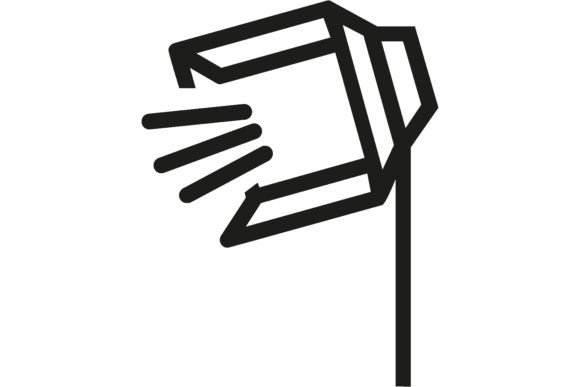 Download Spotlight Line Icon. Scene, Performance, - Line Collection
