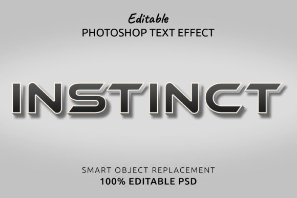 Download Instinct Photoshop Editable Text Effect - Shop Collection