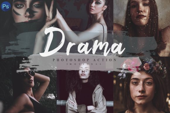 Download 14 Drama Photoshop Actions&nbsp; - Shop Collection
