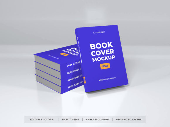 Download Realistic Book Cover Photoshop Mockup - Shop Collection