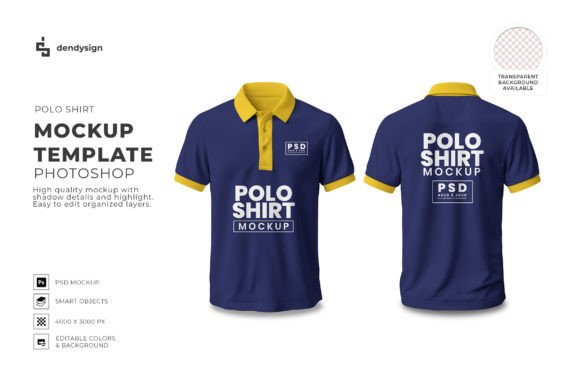 Download Polo Shirt Mockup Template Photoshop - Shop Collection