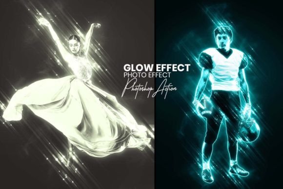 Download Glow Effect in Photoshop Action - Shop Collection