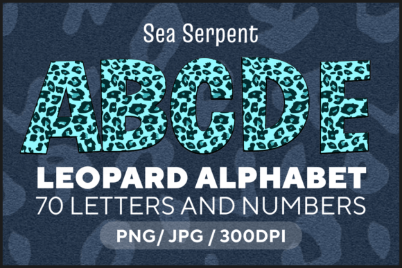 Download Sea Serpent Leopard Letters - Serpent Collection