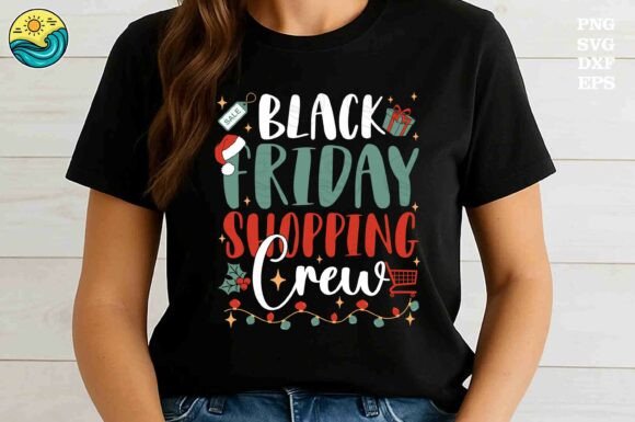 Download Black Friday Shopping Crew SVG PNG - Shop Collection